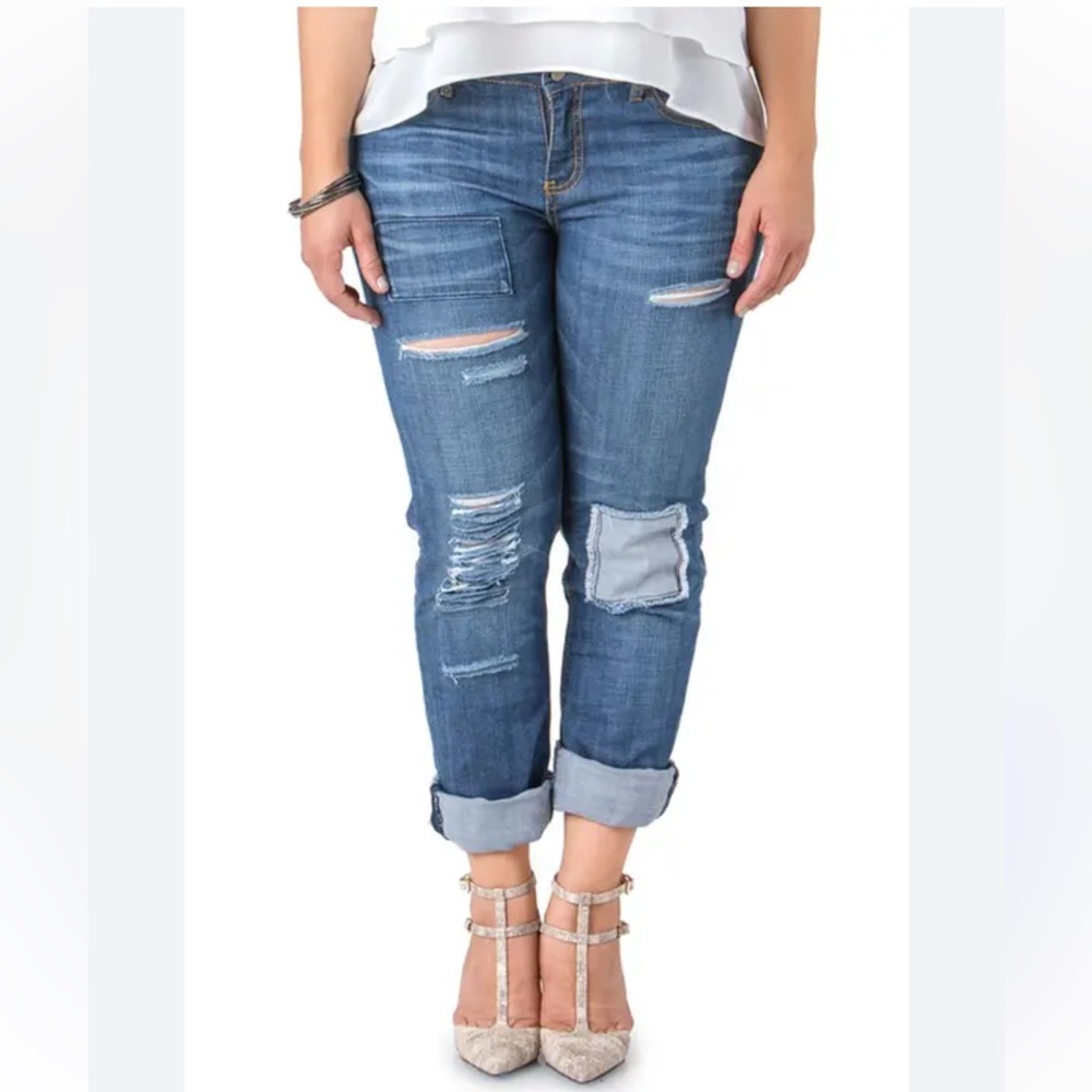 Standard and Practices Women's Distressed Blue Jeans size 14